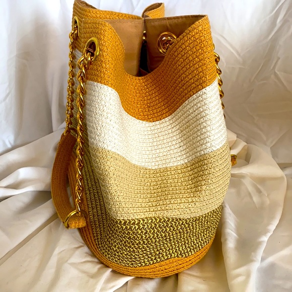 Straw metallic Handbag - Picture 2 of 13